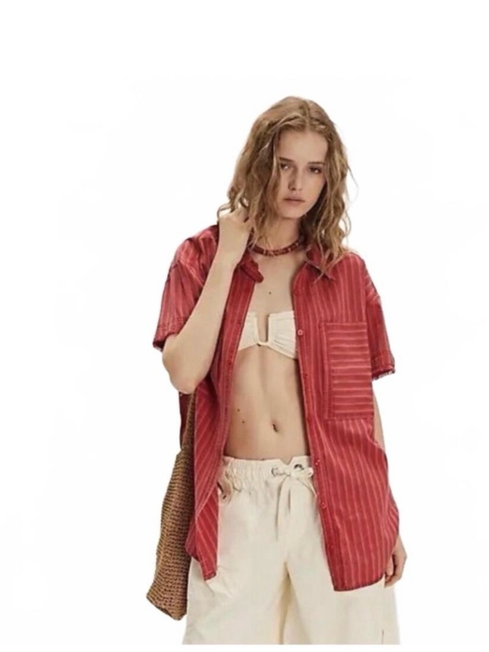 We The Free
Free People Christopher
Linen Shirt NWOT Oversized S